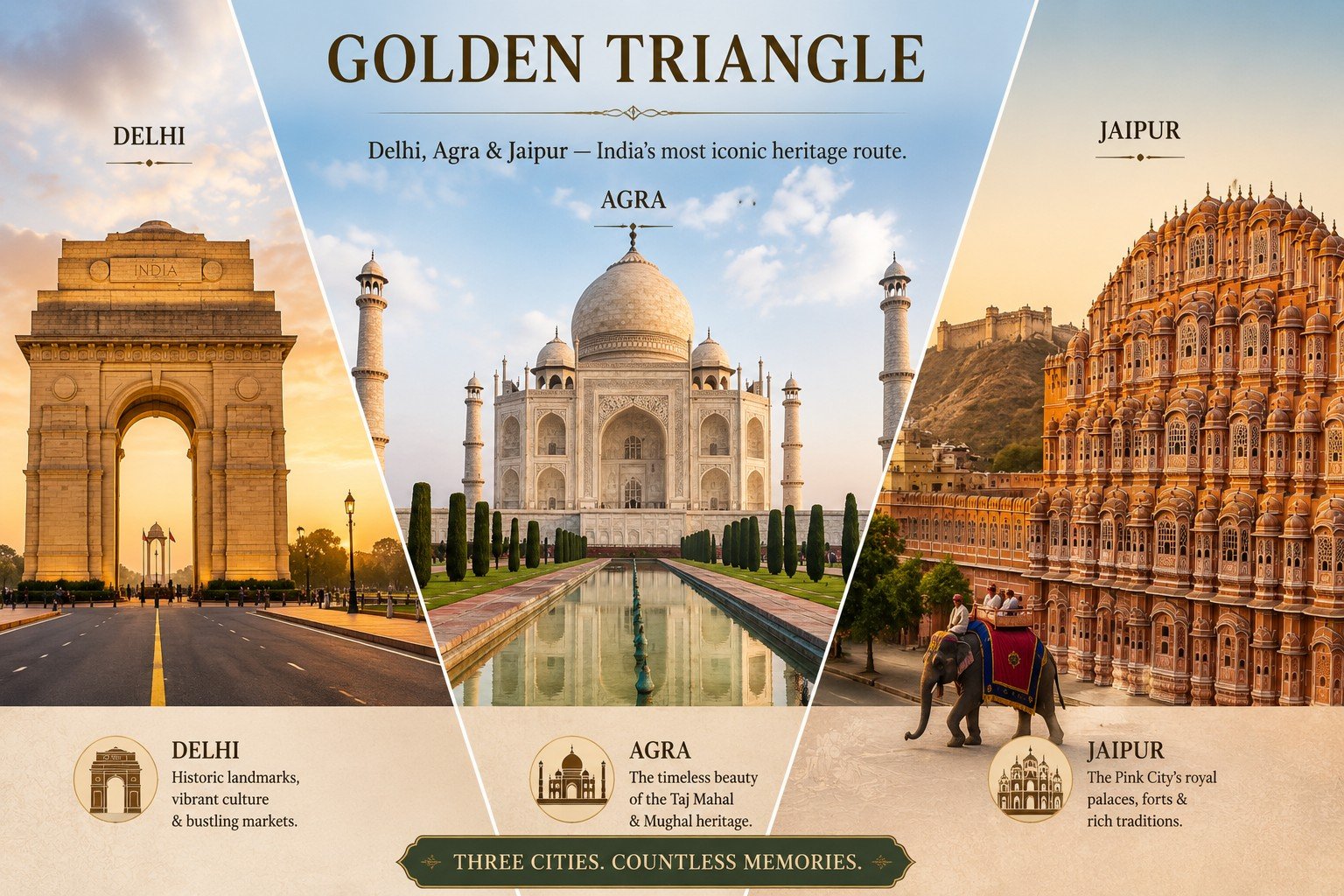 Taj Mahal / Golden Triangle